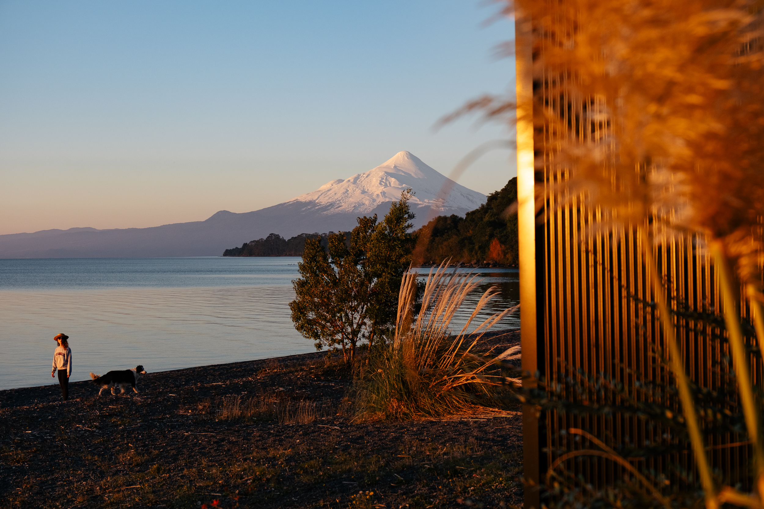 atardecer puerto varas
